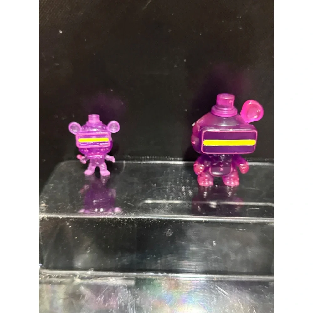 FNAF VR Freddy Fazbear Translucent Purple Mini Figure Set Help Wanted Gaming